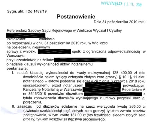 Klauzula wykonalności „na kwotę” czy „na paragraf”