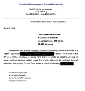Nadzór Prezesa Sądu jak i kiedy pisać skargę na komornika